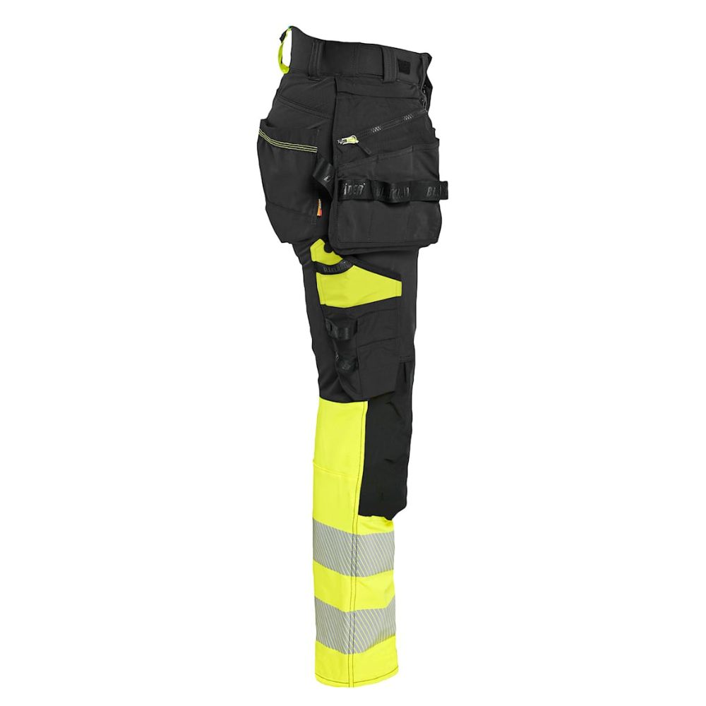 Hantverksbyxa varsel Kl 1, 4-vägsstretch, dam. Blåkläder 7025. - 3