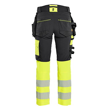 Hantverksbyxa varsel Kl 1, 4-vägsstretch, dam. Blåkläder 7025.