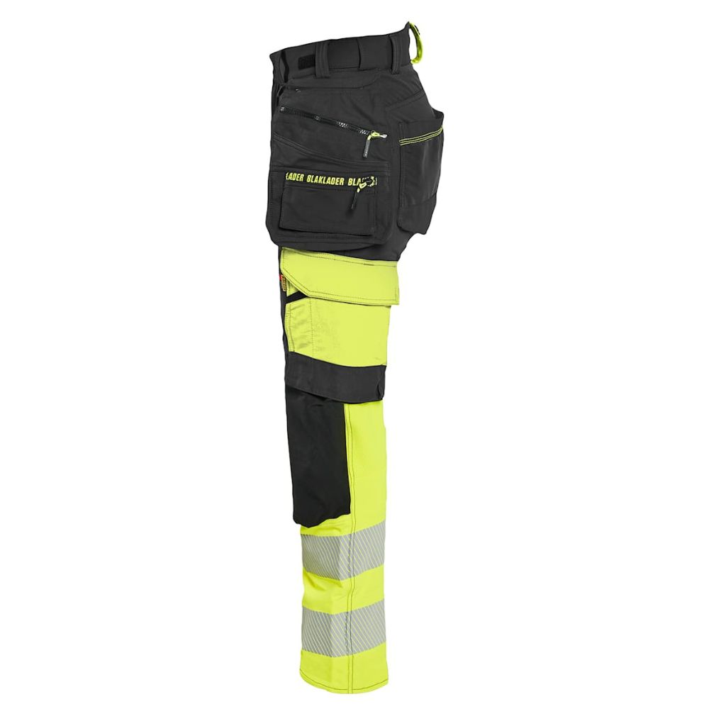 Hantverksbyxa varsel Kl 1, 4-vägsstretch, dam. Blåkläder 7025. - 4