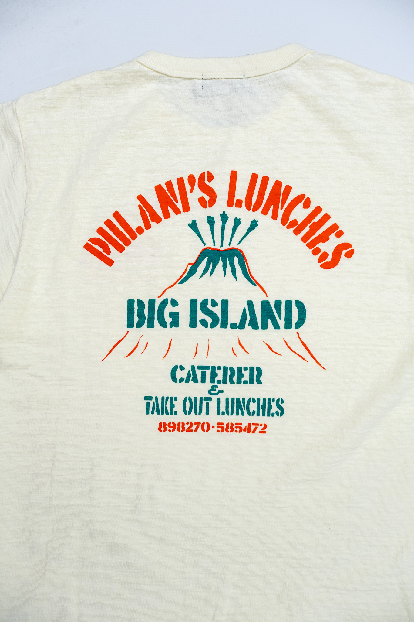 Sun Surf - SS79677 Slub Yarn T-Shirt Piilani’s Lunches Off-White - 8
