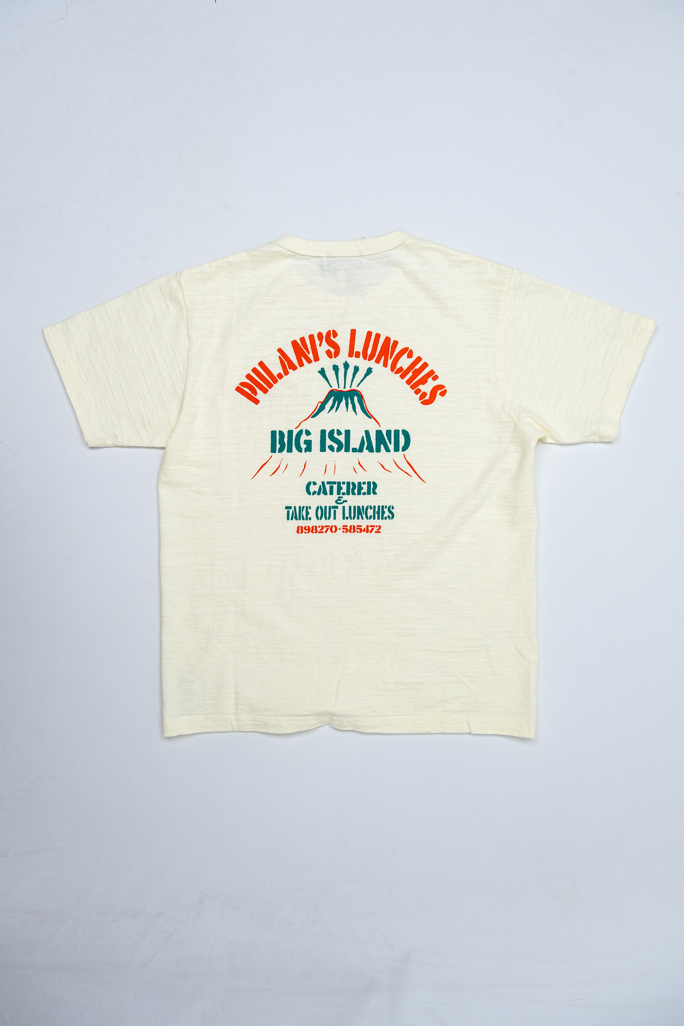 Sun Surf - SS79677 Slub Yarn T-Shirt Piilani’s Lunches Off-White - 4