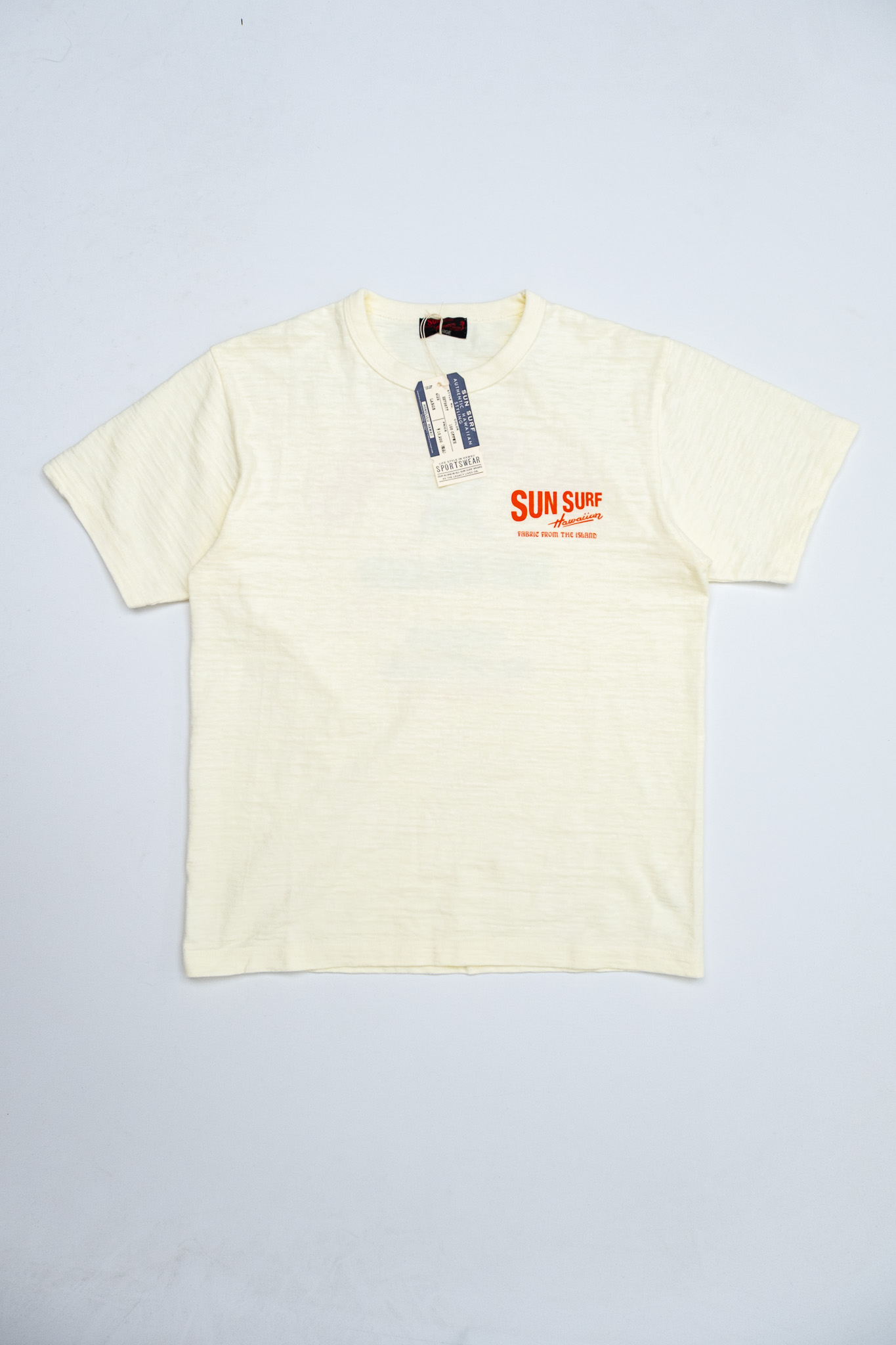 Sun Surf - SS79677 Slub Yarn T-Shirt Piilani’s Lunches Off-White - 3