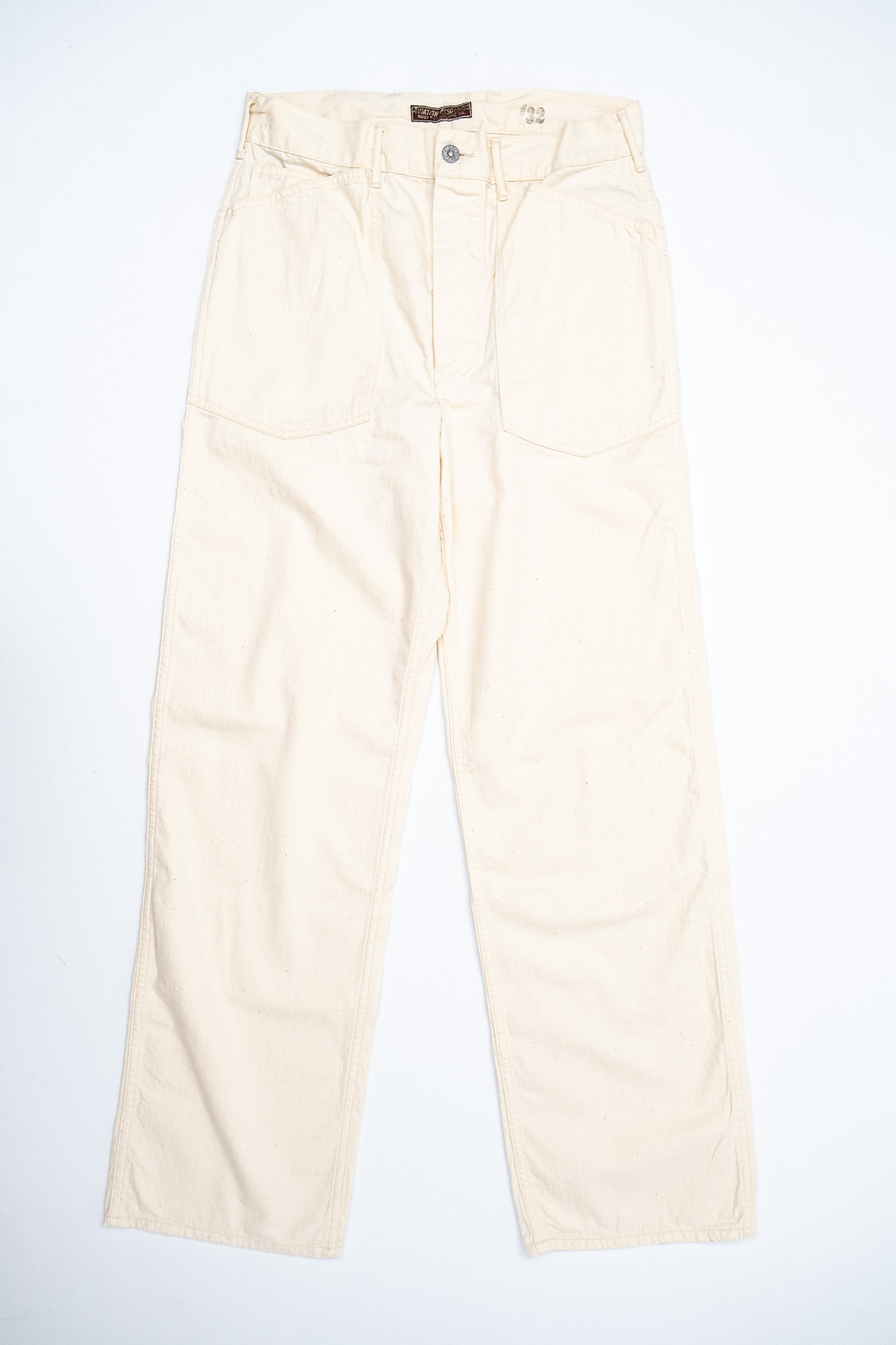 Buzz Rickson’s - BR42635 Working Trousers White Twill - 2