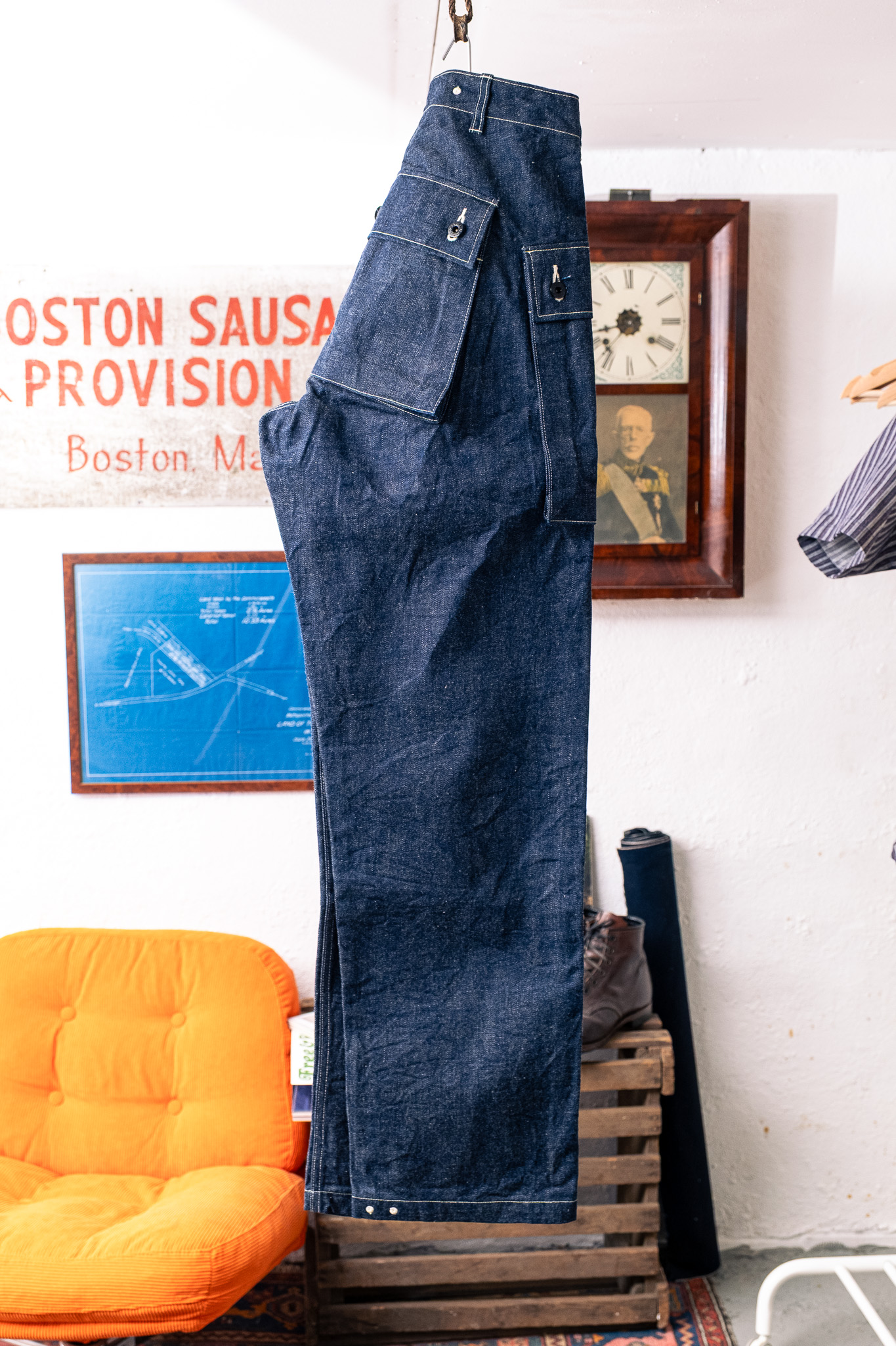 Buzz Rickson’s - BR42637 USMC M-1944 Denim Civilian Pants