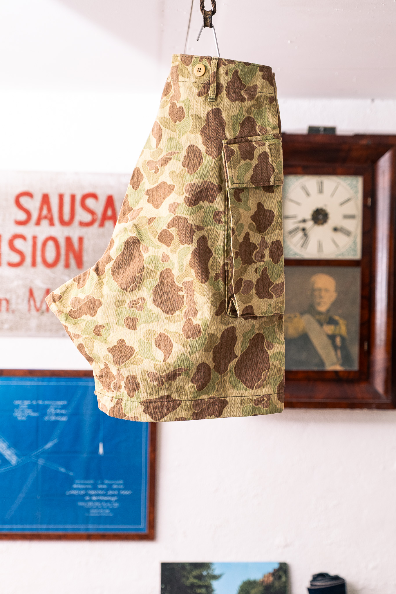Buzz Rickson’s - BR52660 Herringbone Twill Camouflage Shorts
