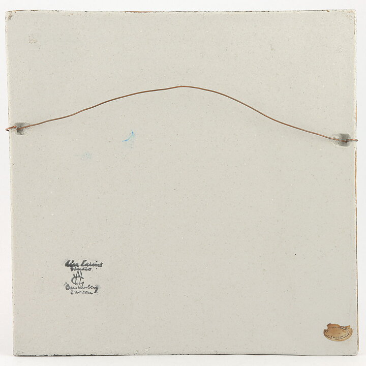 Lisa Larson (Unik 1961) Striking Ship Wall Plaque 23 cm (4) <Studio Production>