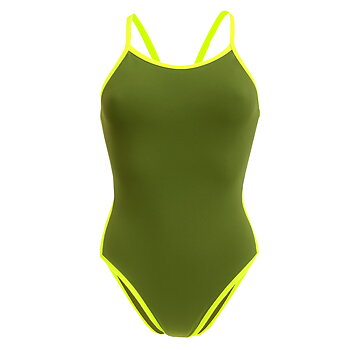 Swimsuit girl ISHA2.0 aClimateHero Light-Cross-Back Khaki