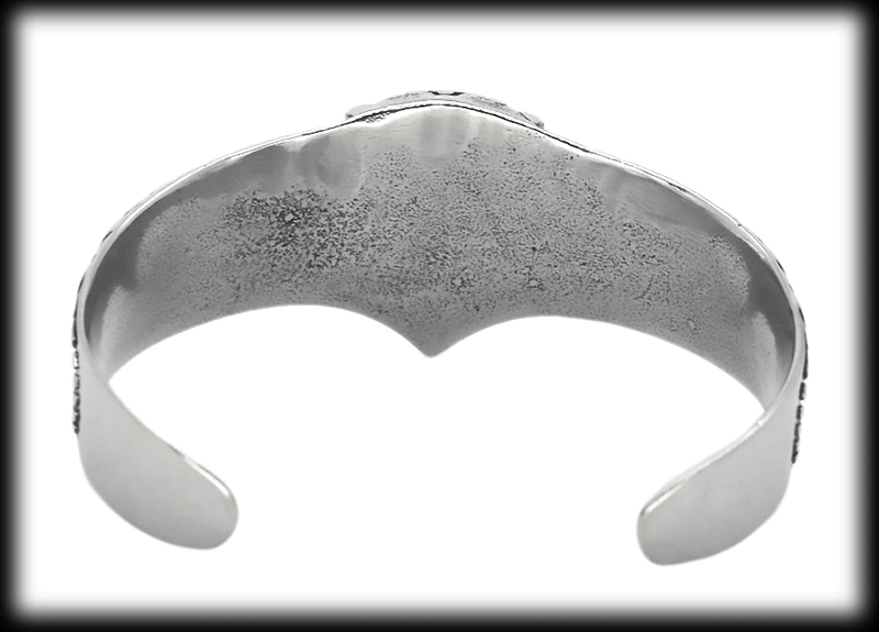 Bred Tors hammare armband i rostfritt stål. - 2