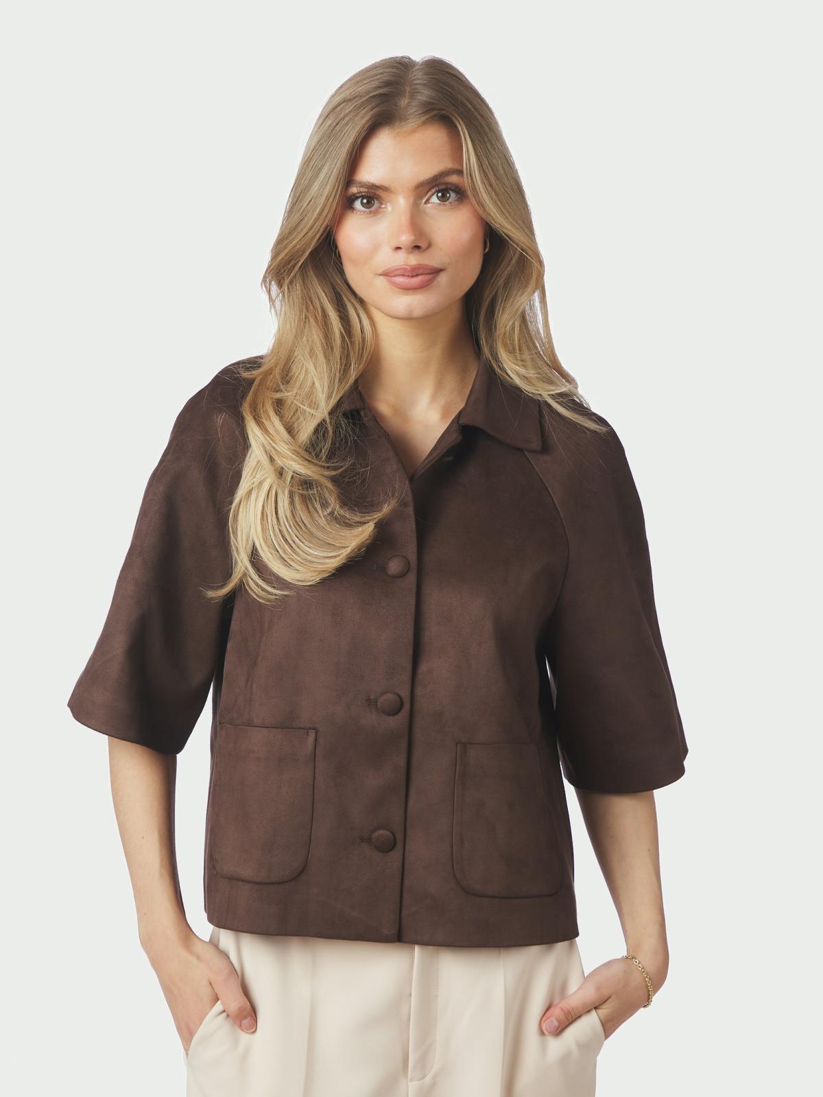 Neo Noir Editta Faux  Dark Brown - 3