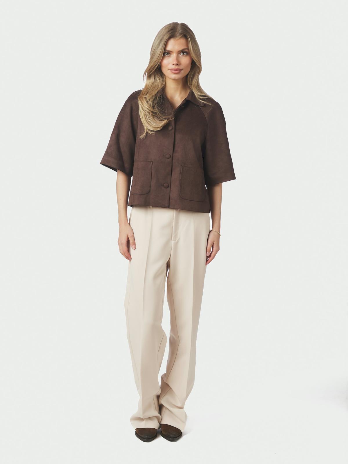 Neo Noir Editta Faux  Dark Brown - 5