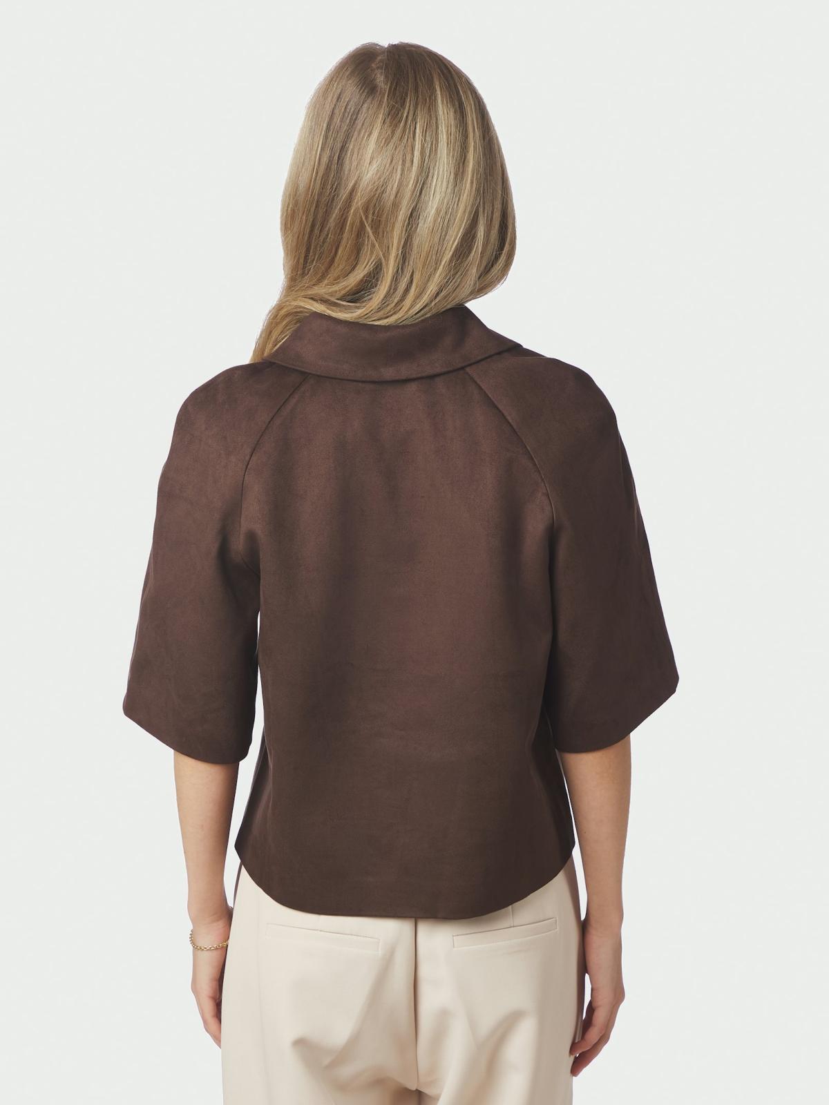 Neo Noir Editta Faux  Dark Brown - 4