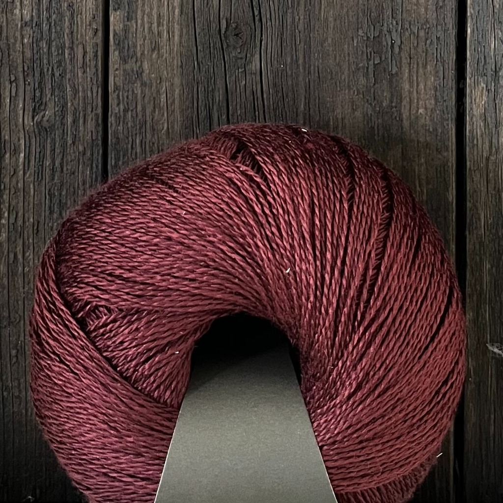 MULBERRY SILK BORDEAUX
