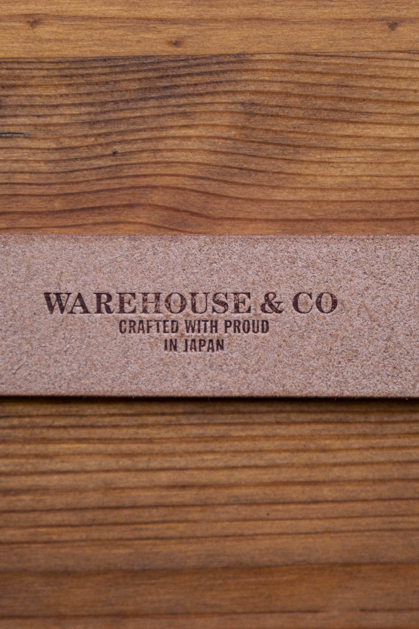 Warehouse & Co - 6041 Leather Slim Belt Tan - 4