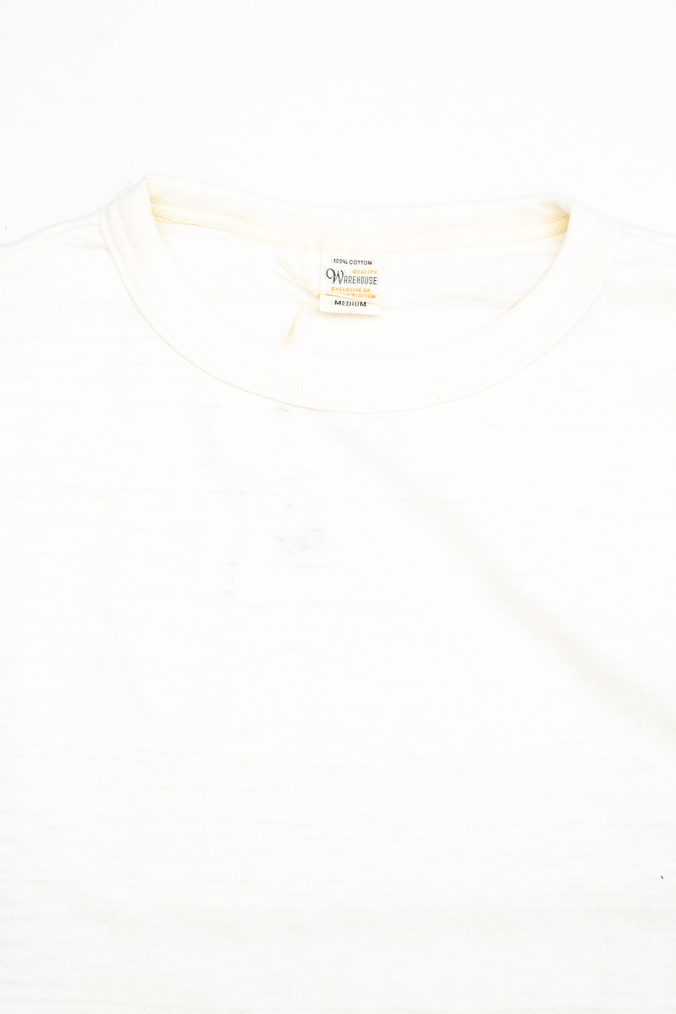 Warehouse & Co - Lot 4800 3/4 Sleeve Baseball Tee Cream/Navy - 3
