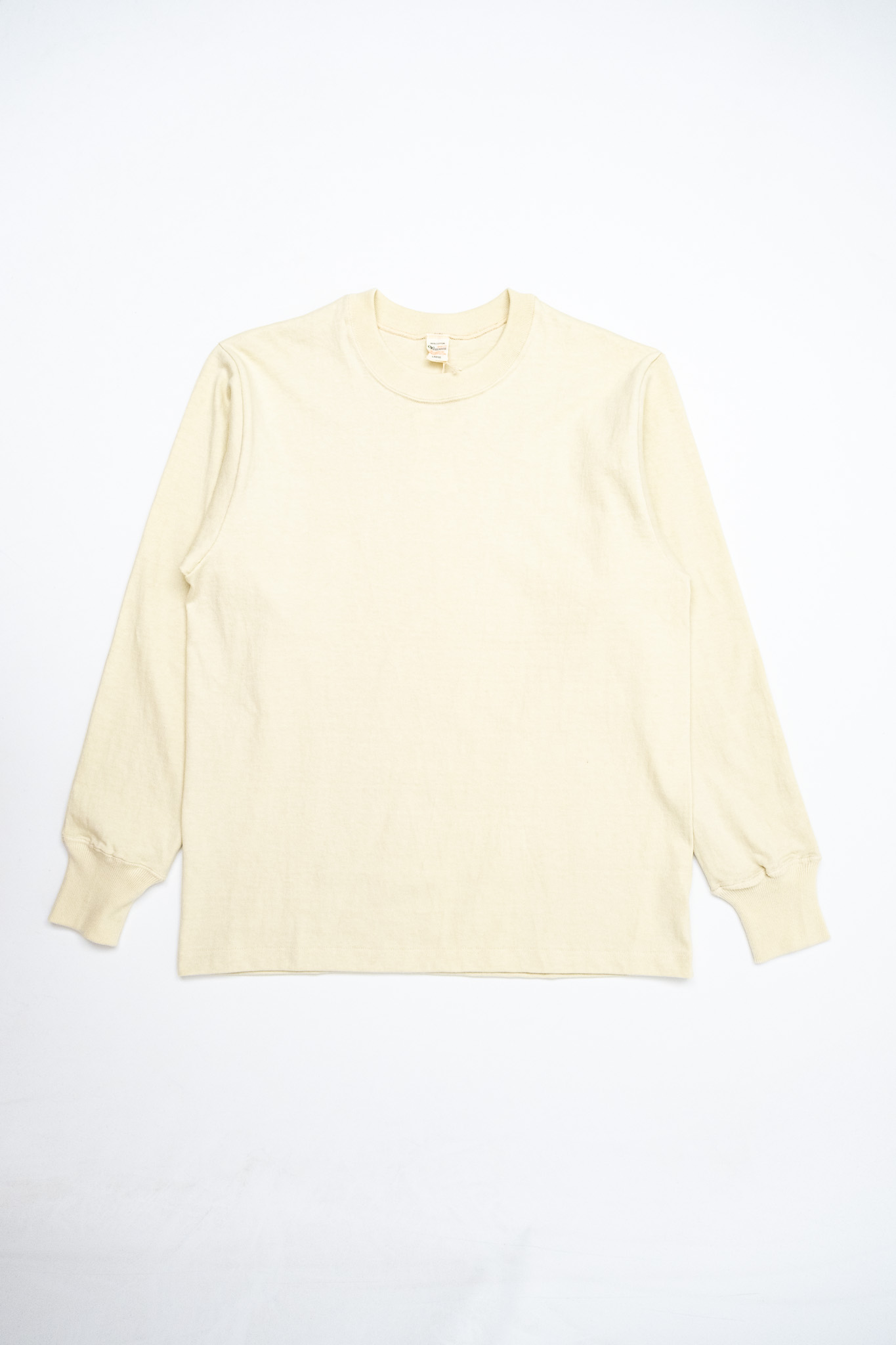 Warehouse & Co - Lot 5914 Long Sleeve Crew Neck T-Shirt Cream - 2