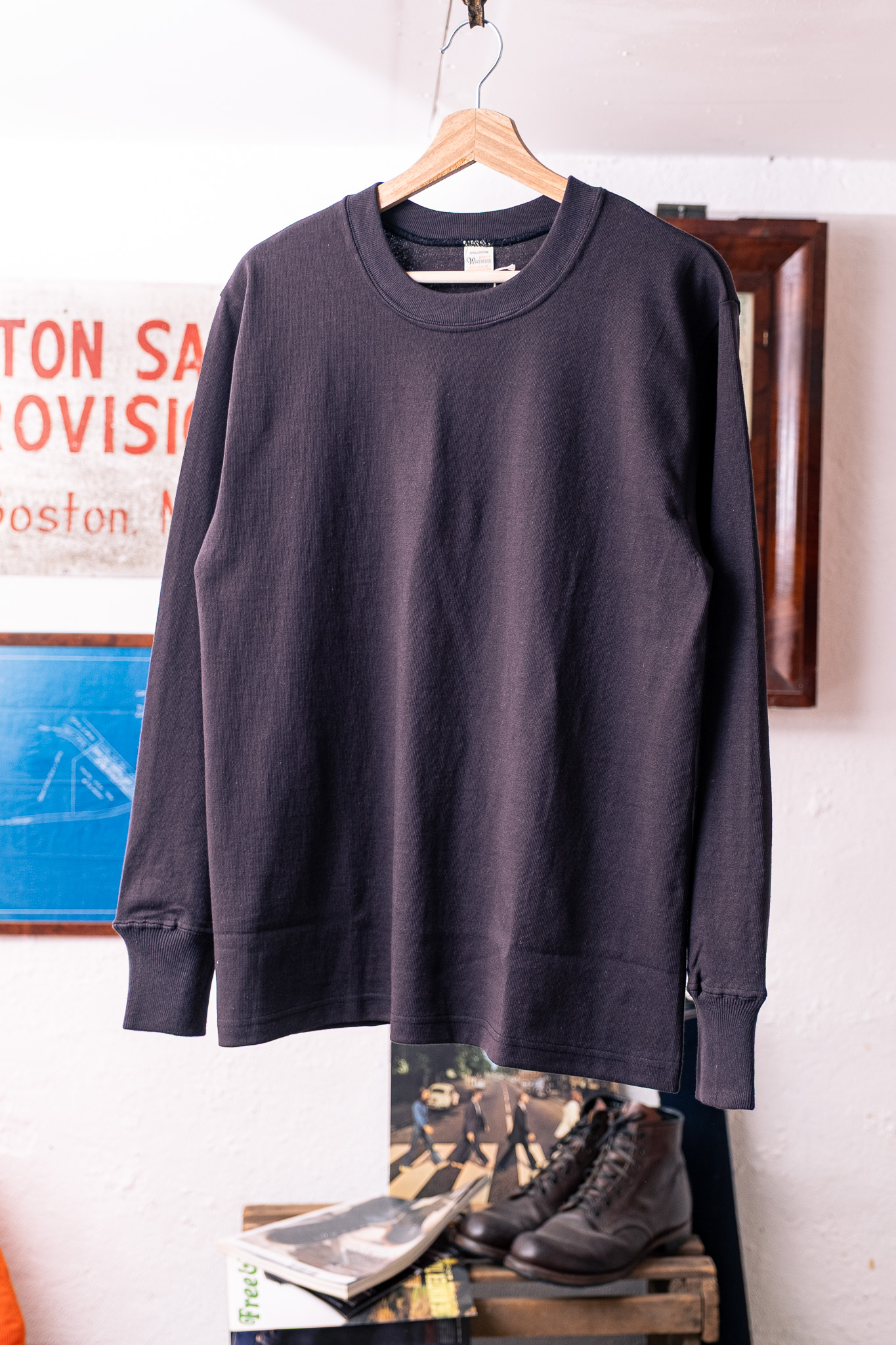 Warehouse & Co - Lot 5914 Long Sleeve Crew Neck T-Shirt Sumikuro