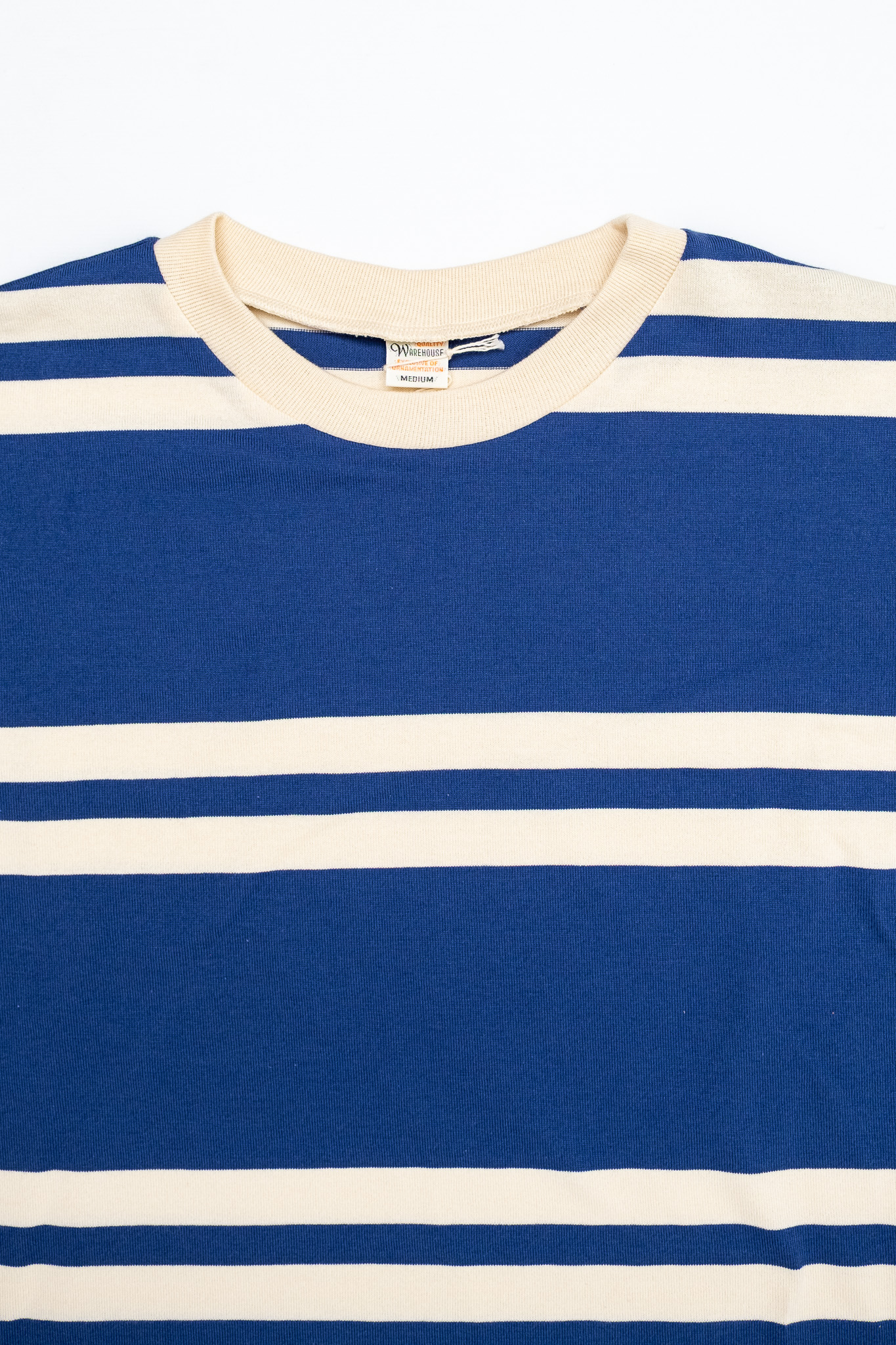 Warehouse & Co - Lot 4113 Short Sleeve Stripe T-Shirt Blue - 3
