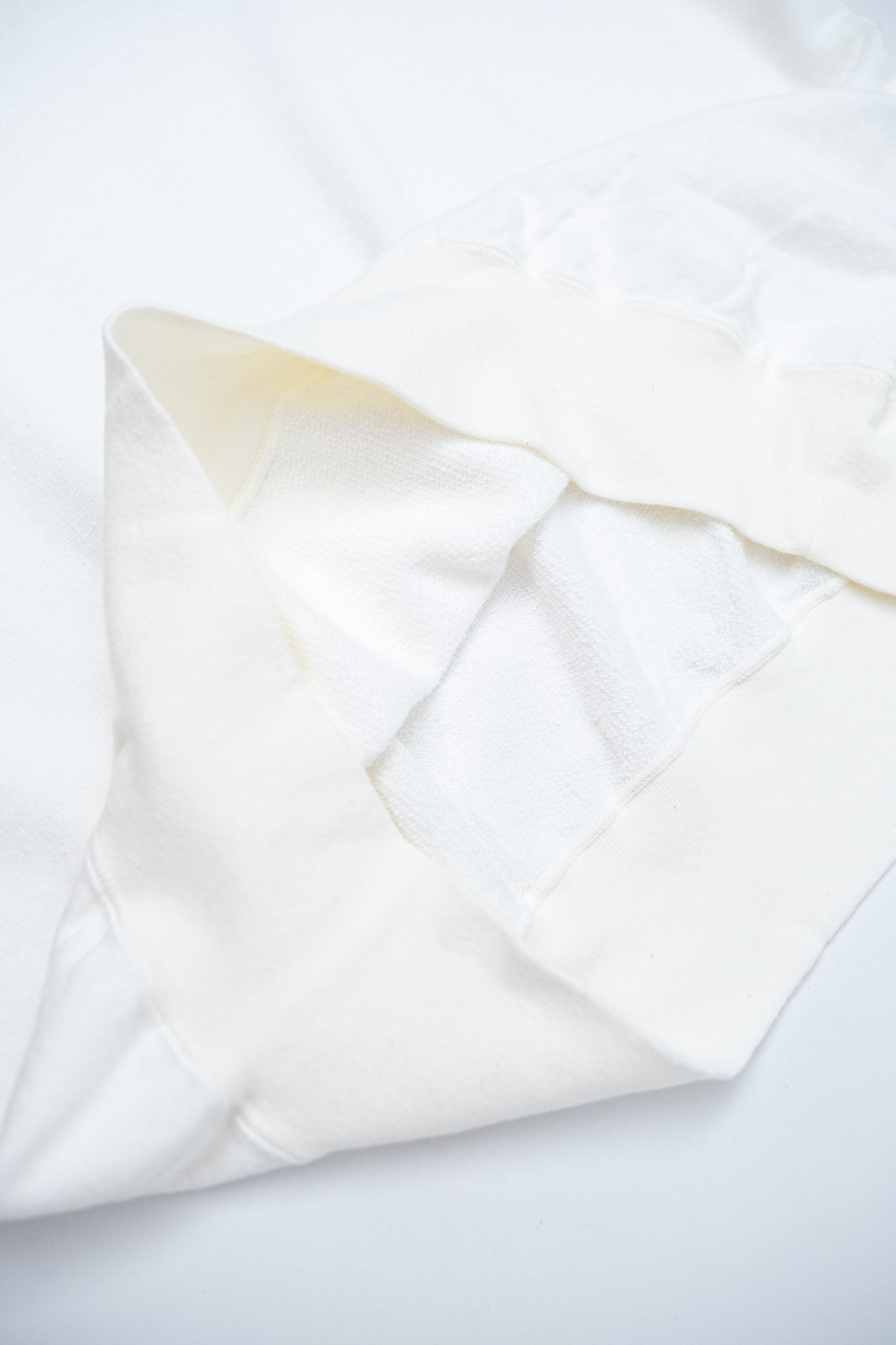 Dubbleworks - Light Terry Henley Sweatshirt Off White - 6