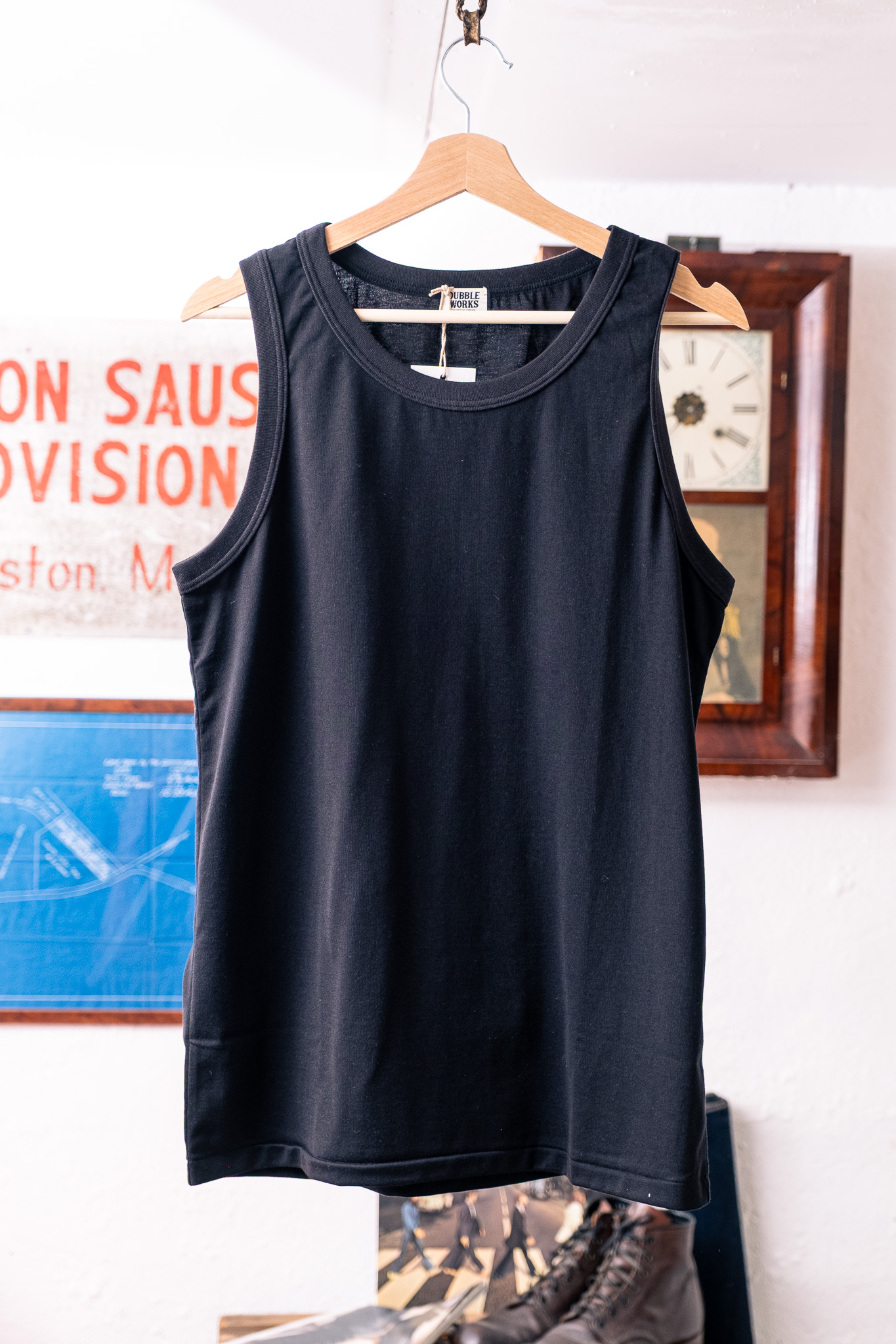 Dubbleworks - 6.2oz Ultimate Organic Cotton Tank Top Black