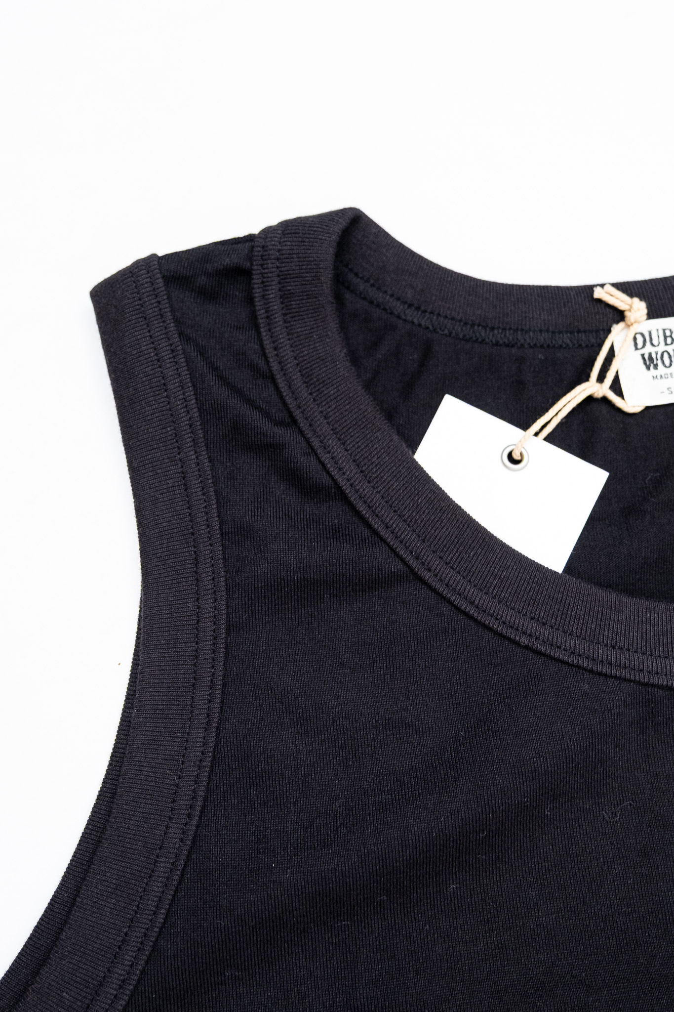 Dubbleworks - 6.2oz Ultimate Organic Cotton Tank Top Black - 3