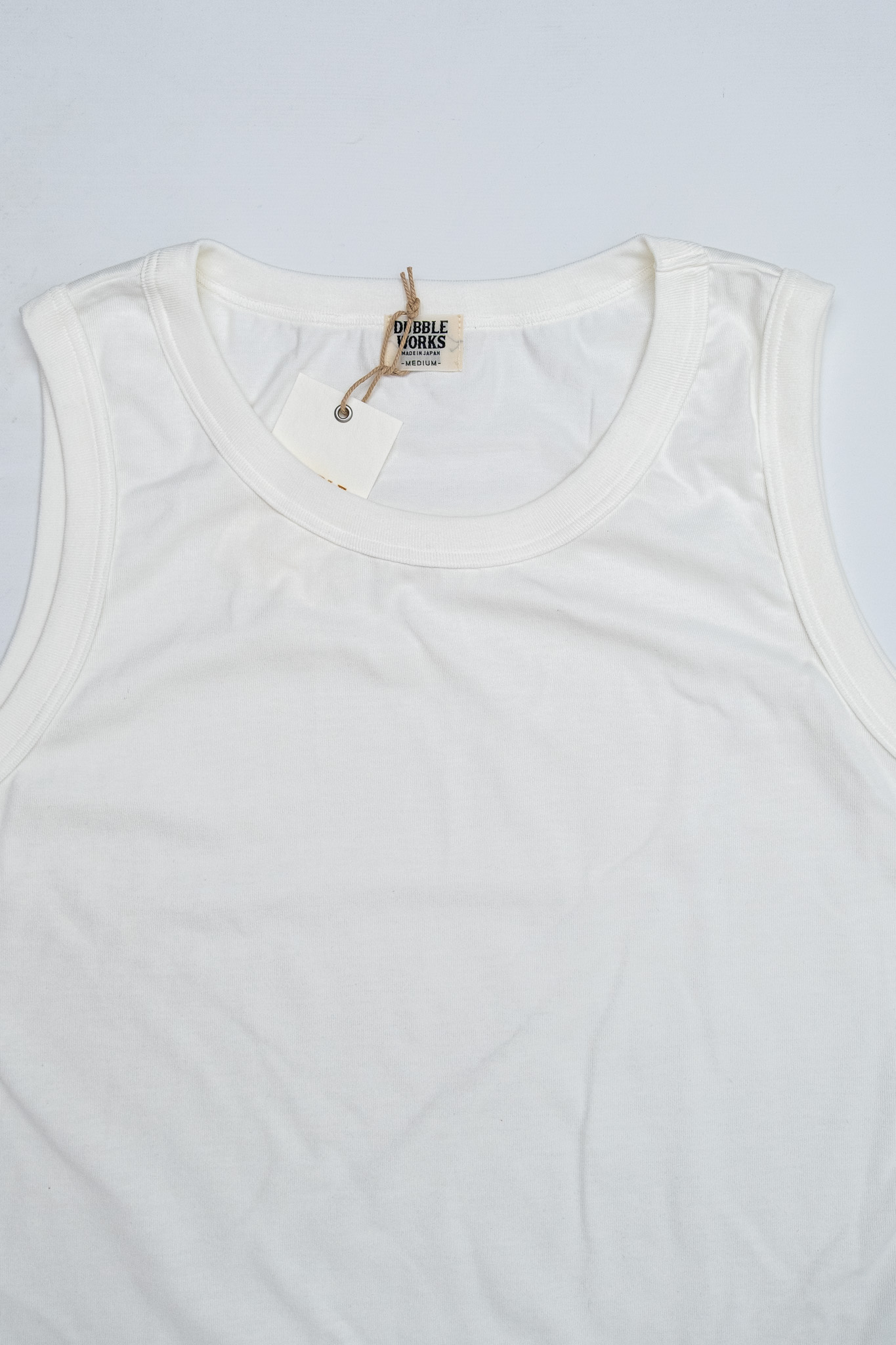 Dubbleworks - 6.2oz Ultimate Organic Cotton Tank Top Off White - 3