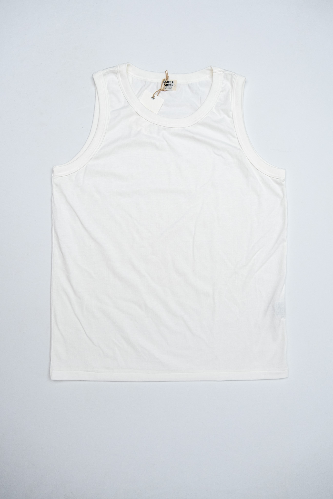 Dubbleworks - 6.2oz Ultimate Organic Cotton Tank Top Off White - 2