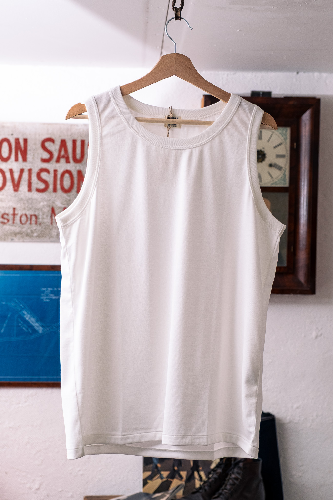 Dubbleworks - 6.2oz Ultimate Organic Cotton Tank Top Off White