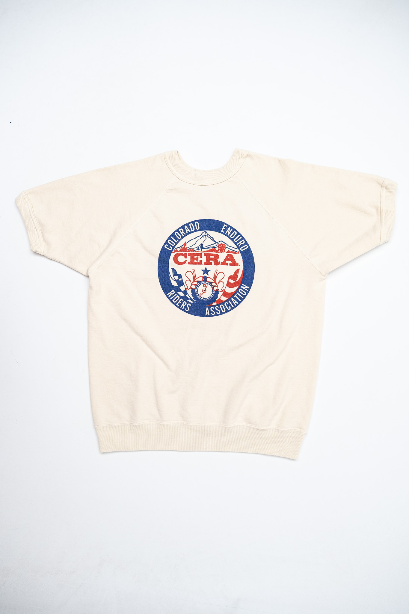 Warehouse & Co - Lot 4104 Short Sleeve Sweatshirt Cera Cream - 3