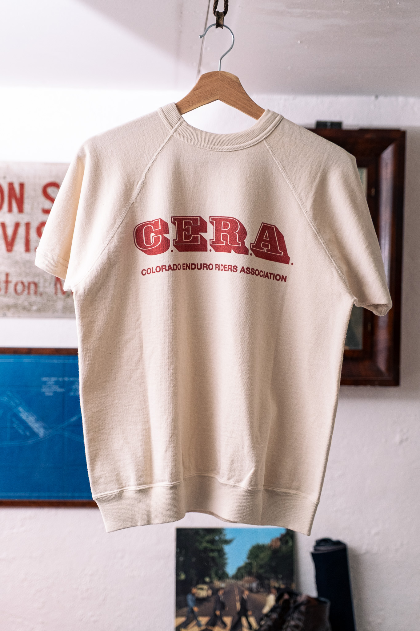 Warehouse & Co - Lot 4104 Short Sleeve Sweatshirt Cera Cream - 2