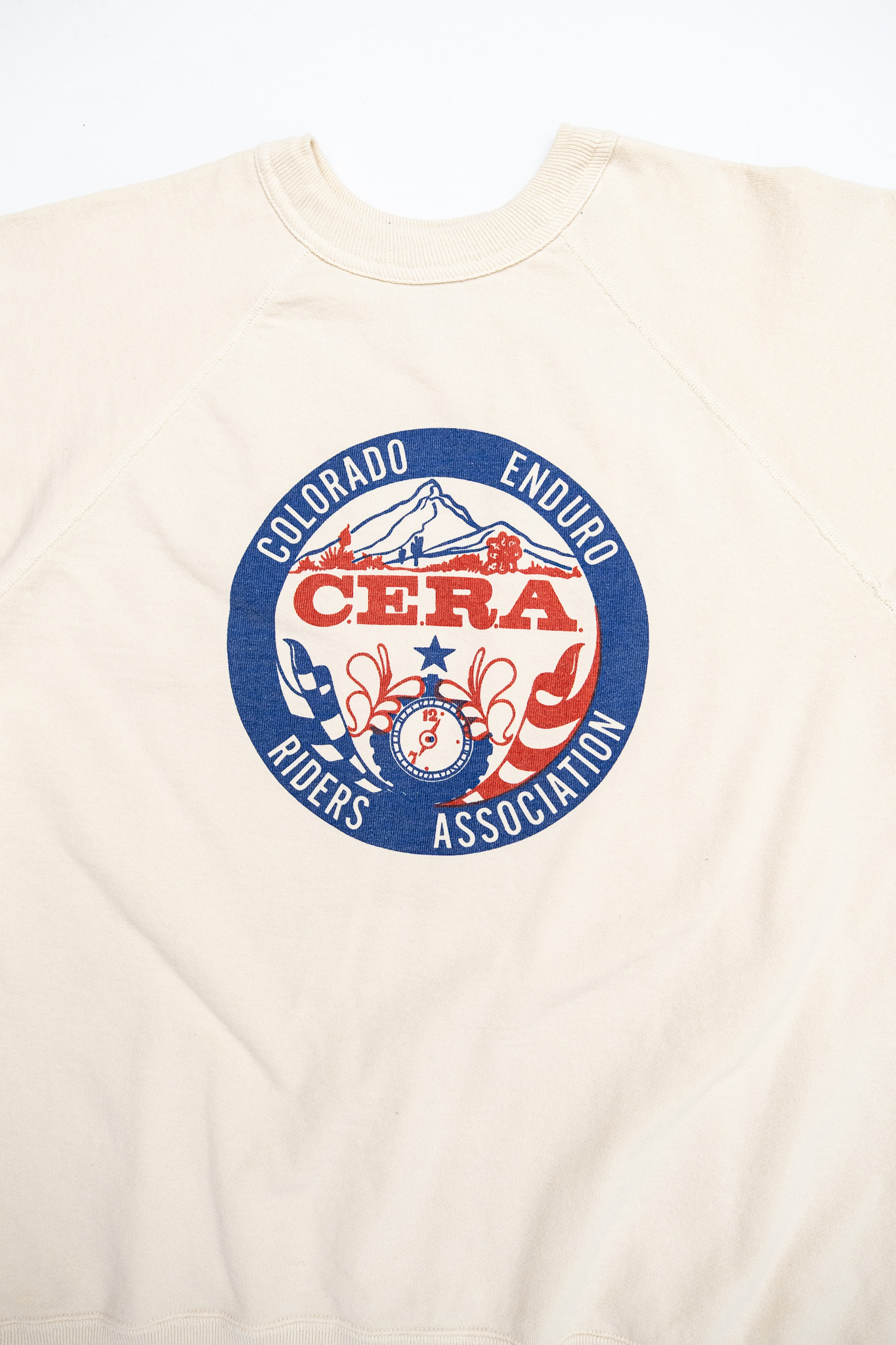 Warehouse & Co - Lot 4104 Short Sleeve Sweatshirt Cera Cream - 4