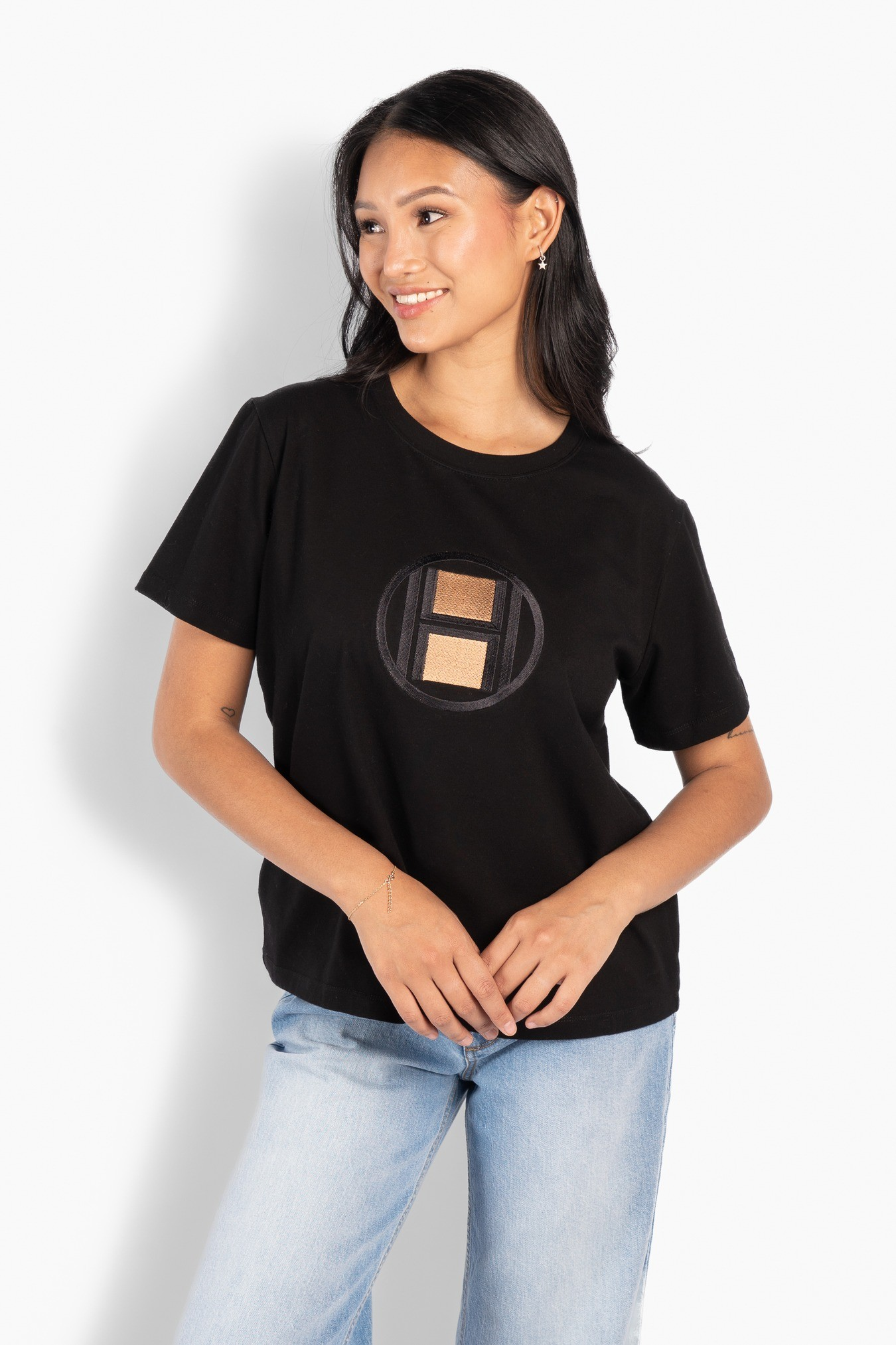 Logo T-shirt - Jet Black - HÉST