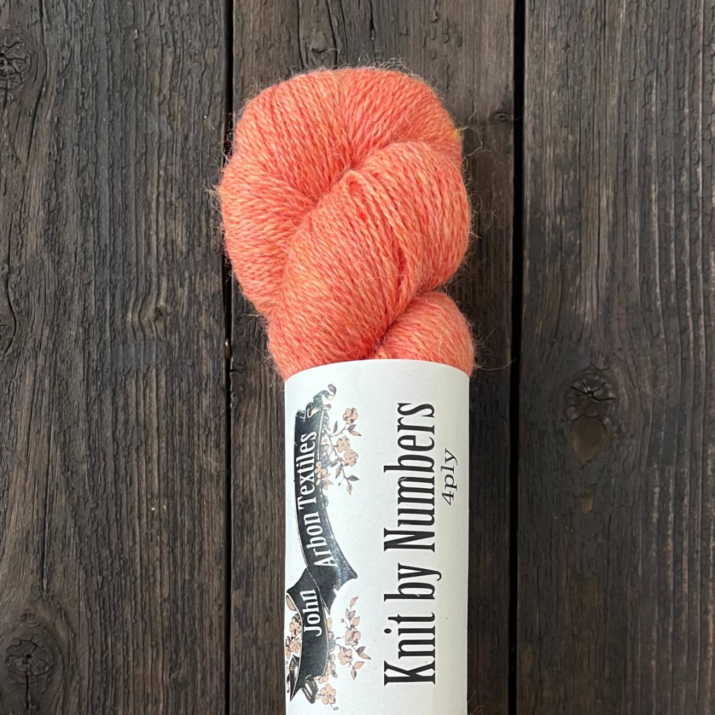 KNIT BY NUMBERS 4ply ORANGE 16