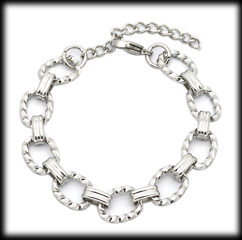 Elegant armband för henne - rostfritt stål.