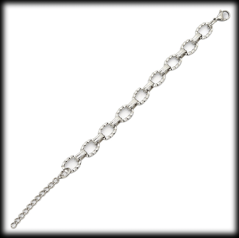 Elegant armband för henne - rostfritt stål. - 3