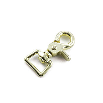 Pistolhake / saxhake för band, 60 mm, guld