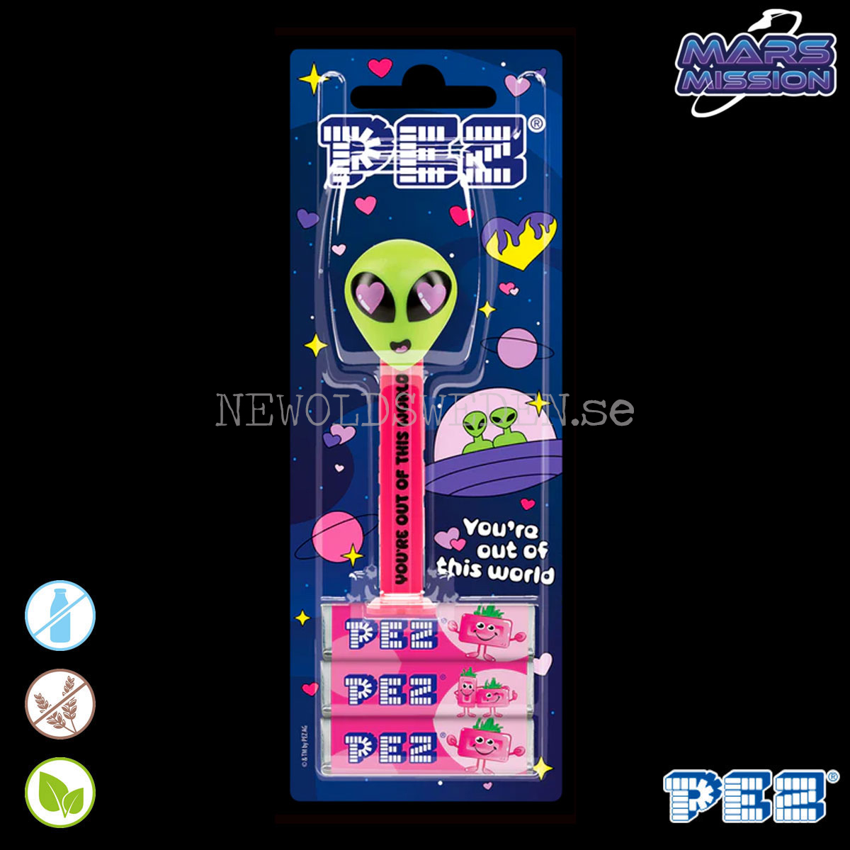 PEZ Dispenser SPECIAL VALENTINE'S ALIEN LIMITED EDITION + Candy - Valentine's Day - PE85 - 3