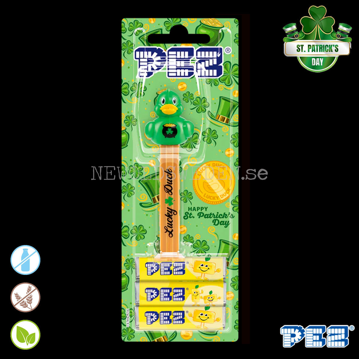PEZ Dispenser SPECIAL ST. PATRICK'S DAY ENTE  LIMITED EDITION + Candy - Collector figure - PE85 - 3