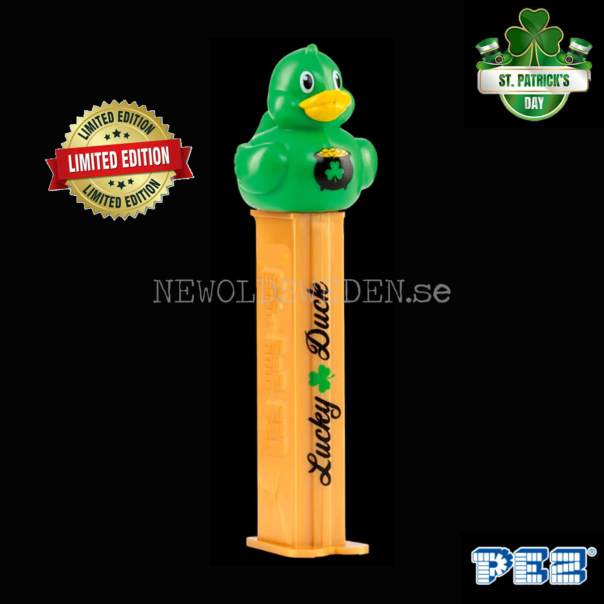 PEZ Dispenser SPECIAL ST. PATRICK'S DAY ENTE  LIMITED EDITION + Candy - Collector figure - PE85