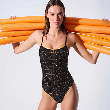 Jaked thin strap swimsuit Marble