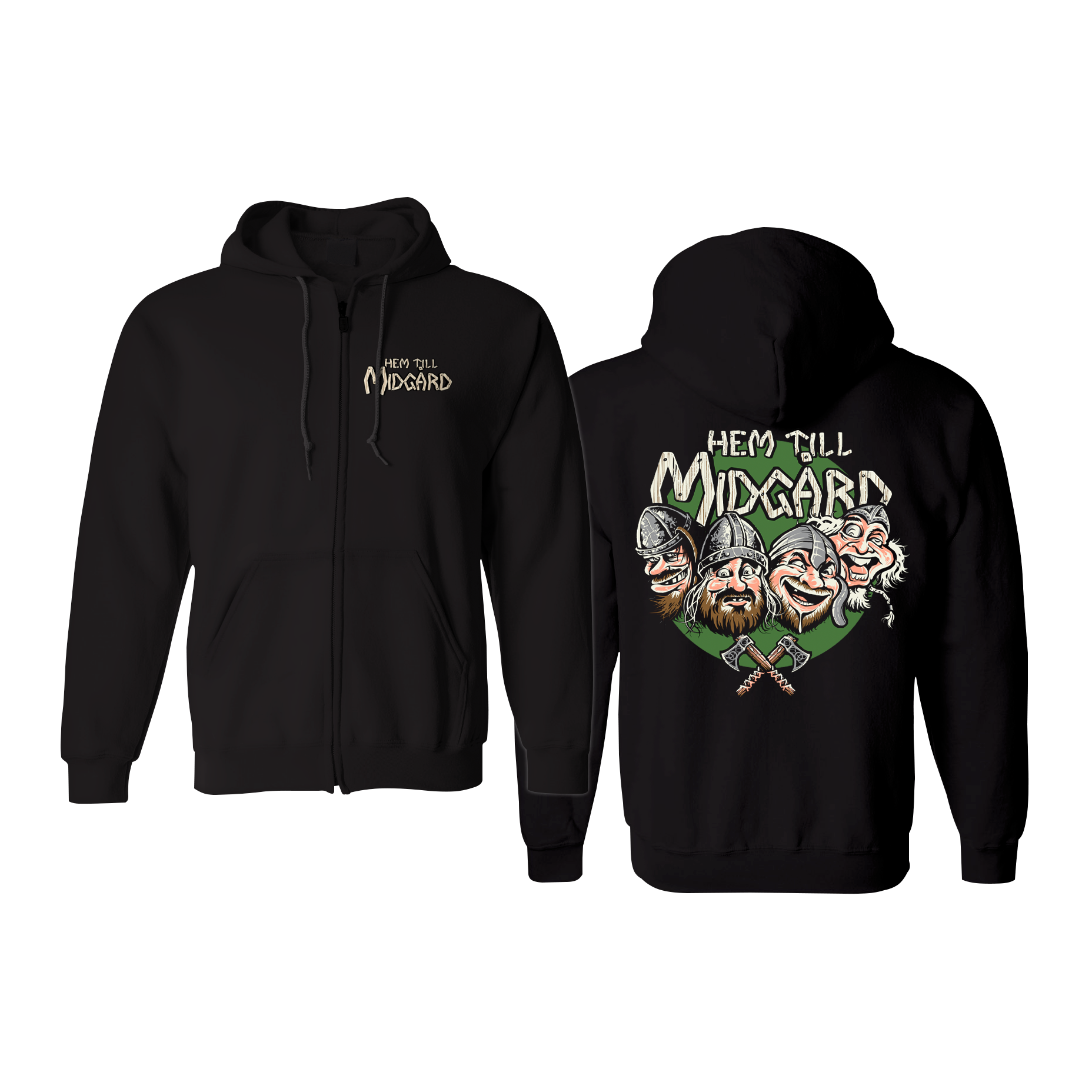 HEM TILL MIDGÅRD - ZIP-HOOD, MIDGÅRDS KRIGARE