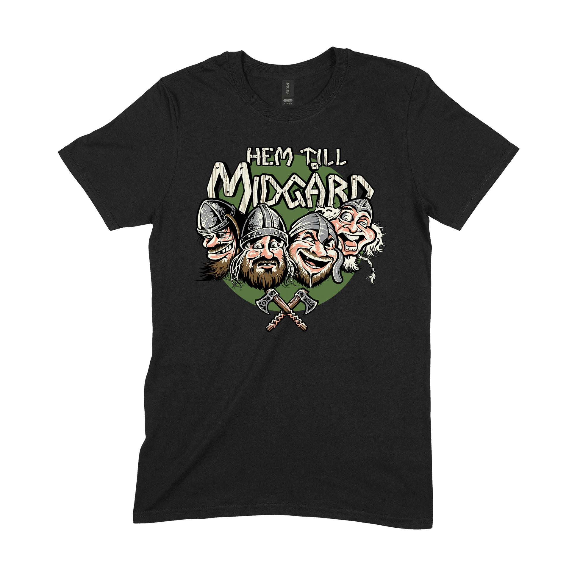 HEM TILL MIDGÅRD - T-SHIRT, MIDGÅRDS KRIGARE (BLACK)