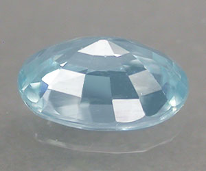 1.16 ct top kvalitets naturlig blå zirkon ädelsten - 3