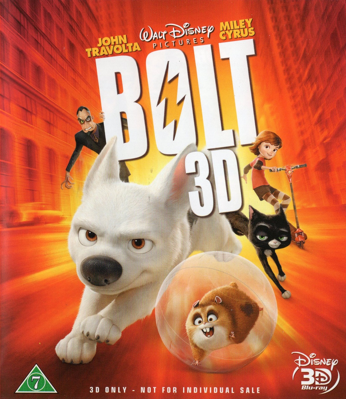 Bolt (Disney) (Blu-ray 3D) (Begagnad)