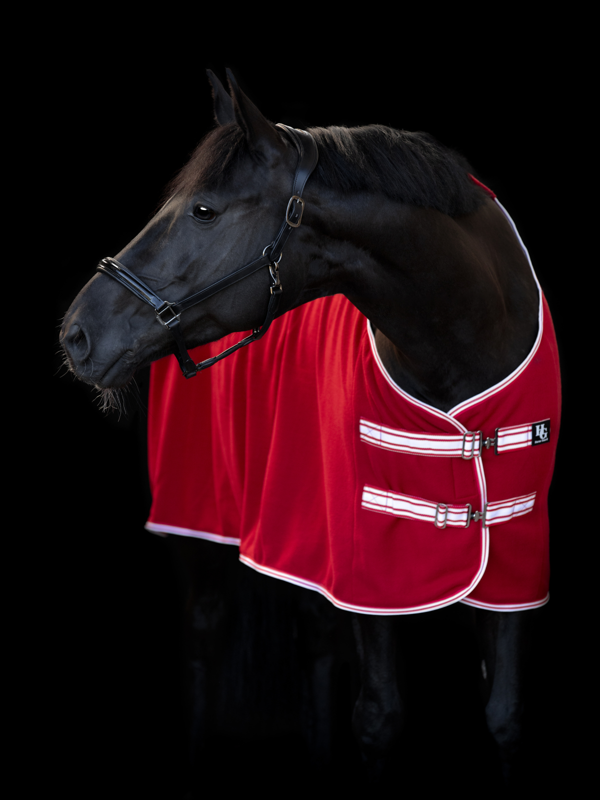 Horse Guard Award fleecedekken uten gjorder 115-165 Rød