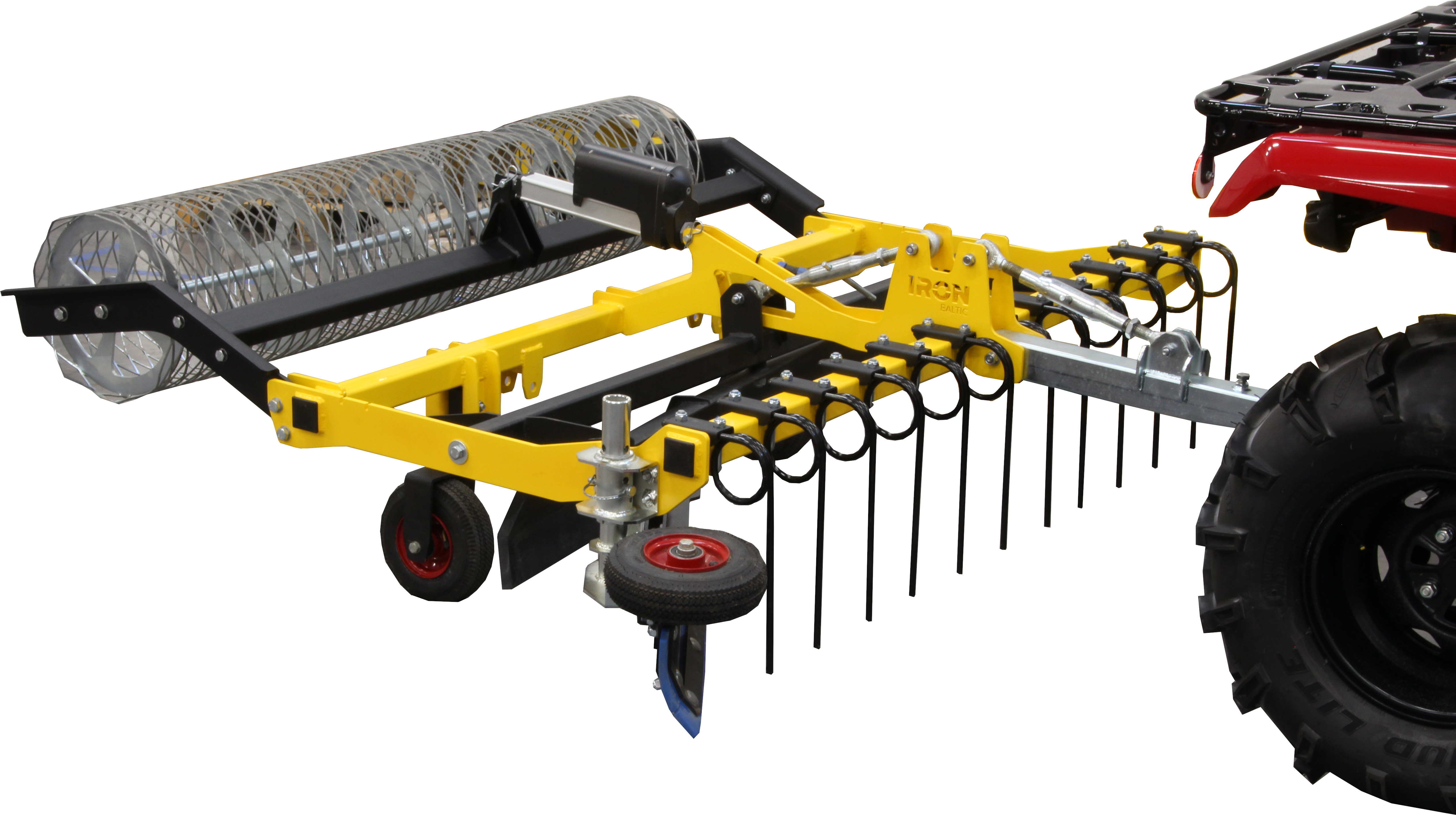 Ridbaneharv PRO 180 cm med Elhydraulik för ATV, UTV & Traktor - 3