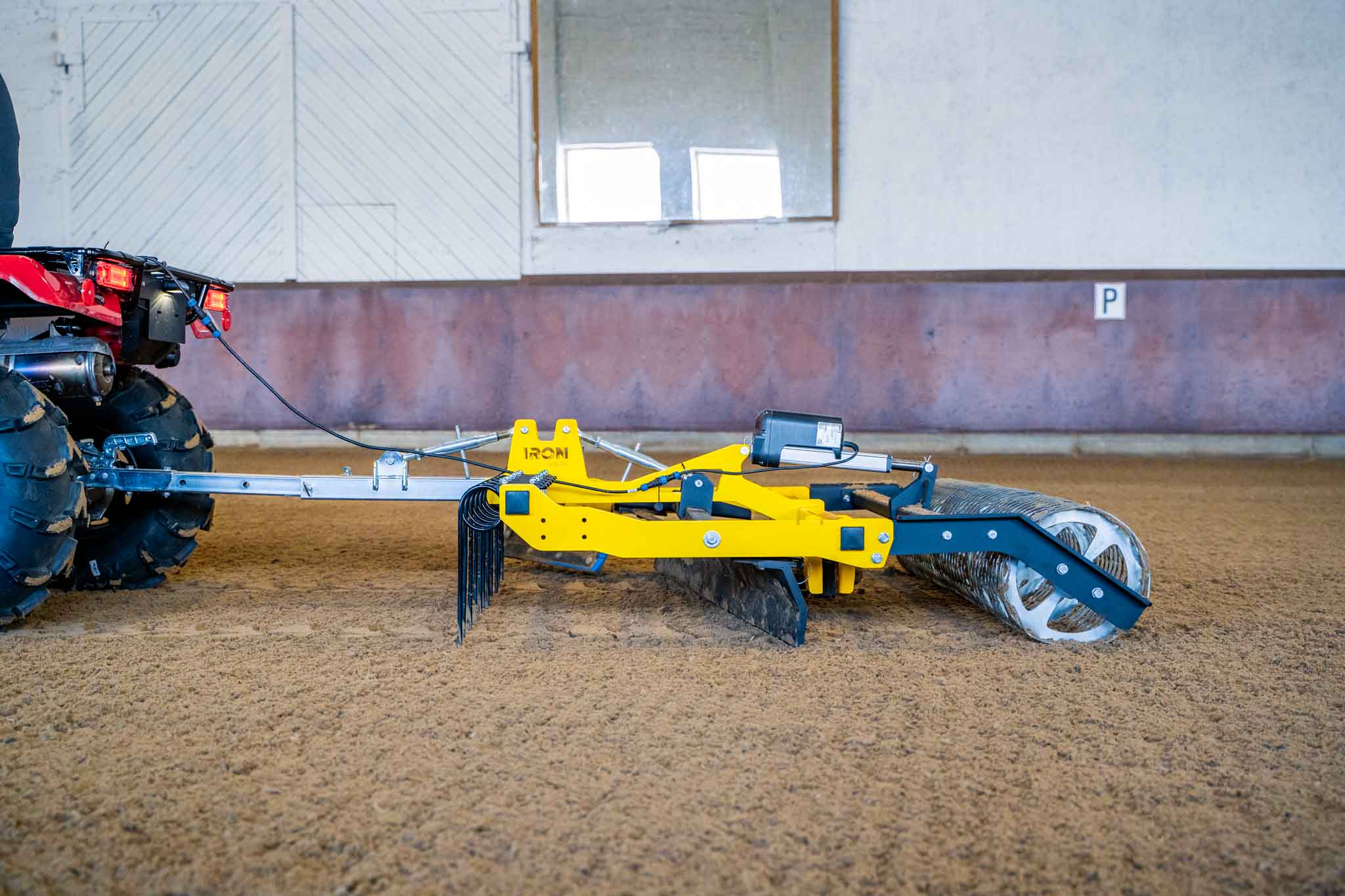 Ridbaneharv PRO 180 cm med Elhydraulik för ATV, UTV & Traktor - 6