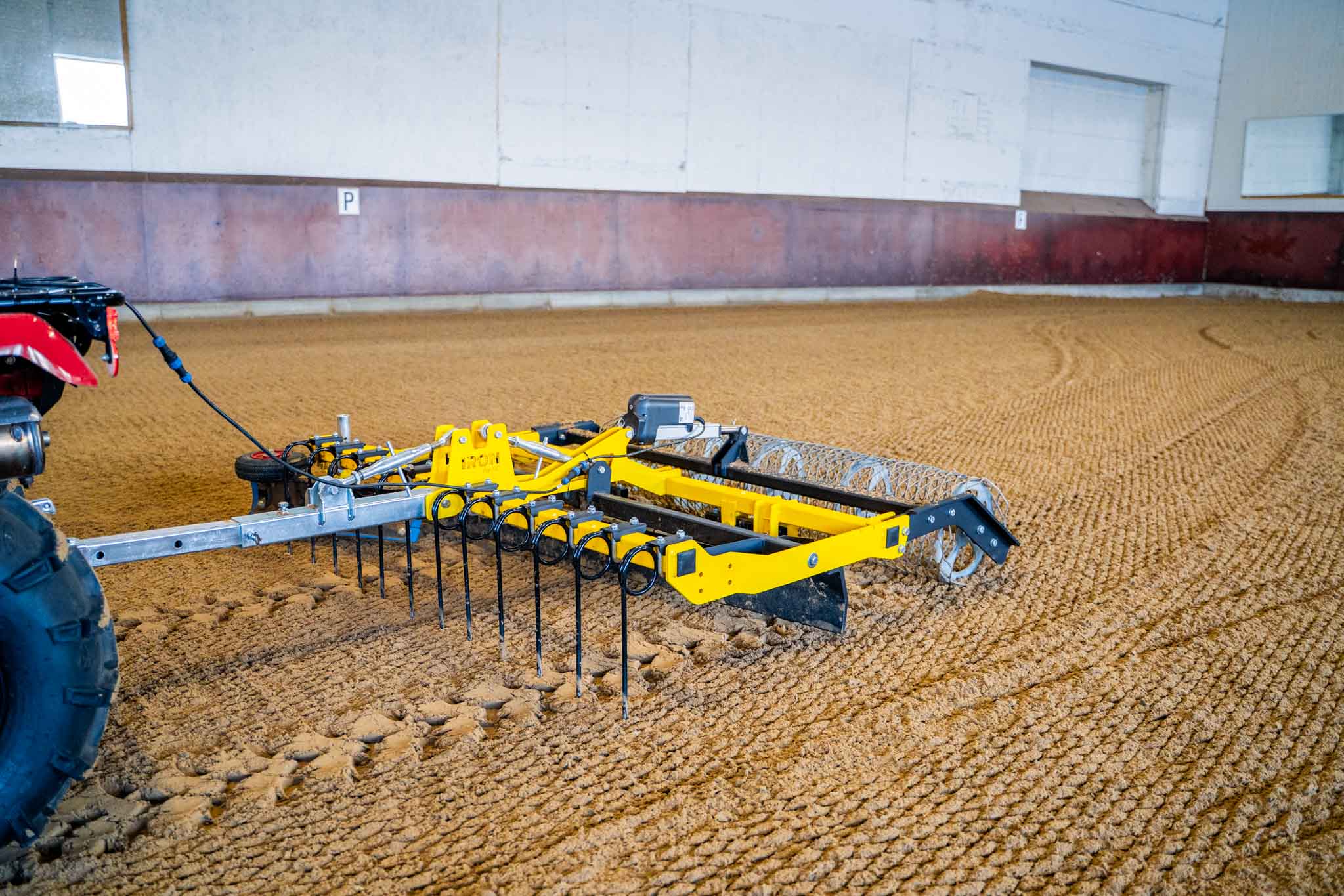 Ridbaneharv PRO 180 cm med Elhydraulik för ATV, UTV & Traktor - 4