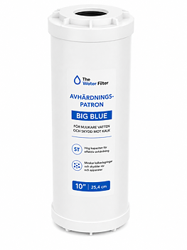 Avhärdningsfilterpatron Big Blue 10 tum