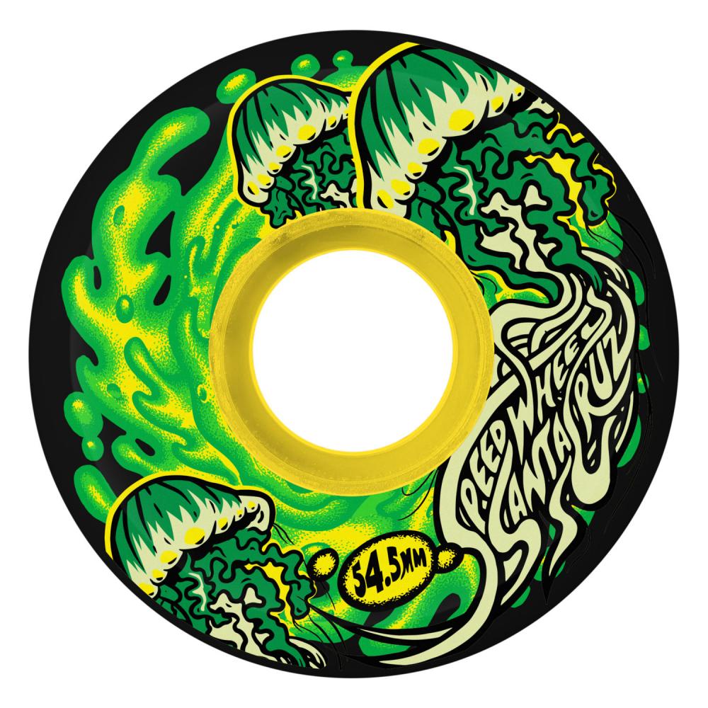 Slime Balls Jelly Fish Mini OG Slime 78a Black 54,5mm Cruiserhjul