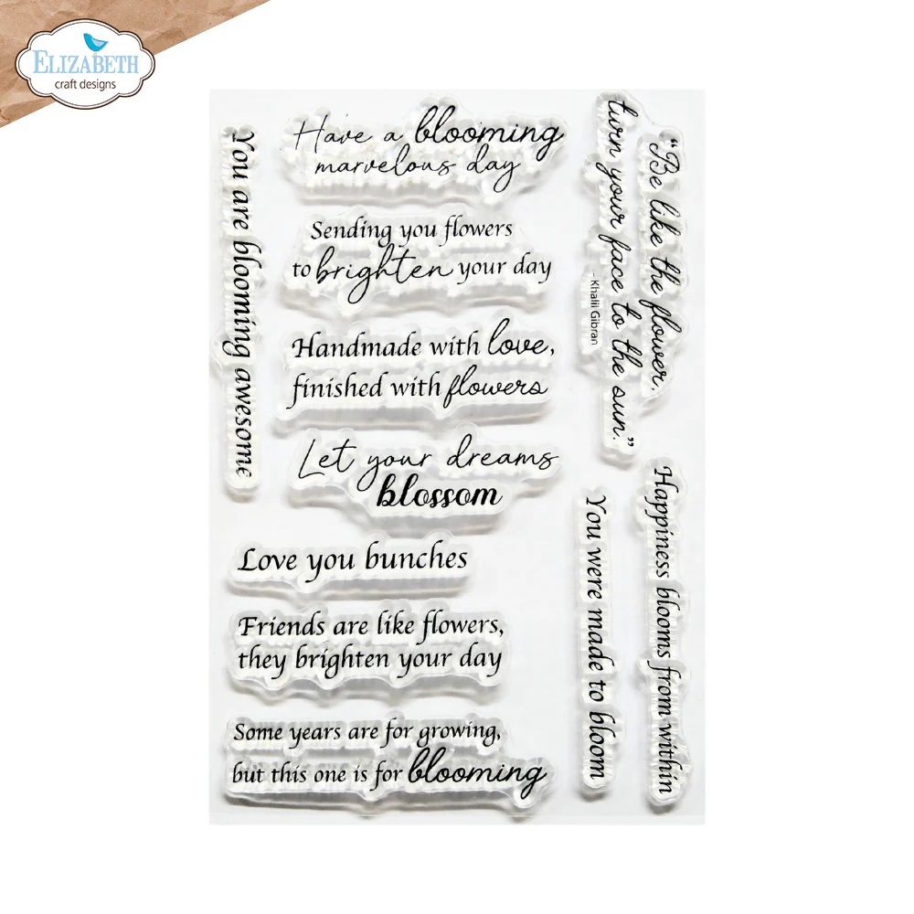 Elizabeth - Clear stamps - Bloom Sentiments - 2